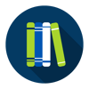 education icon with books