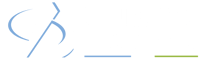 Quality Insights Reverse Logo with Sky Blue + Lime Line