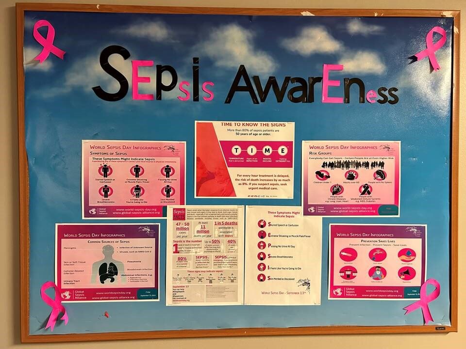 Sepsis bulletin board